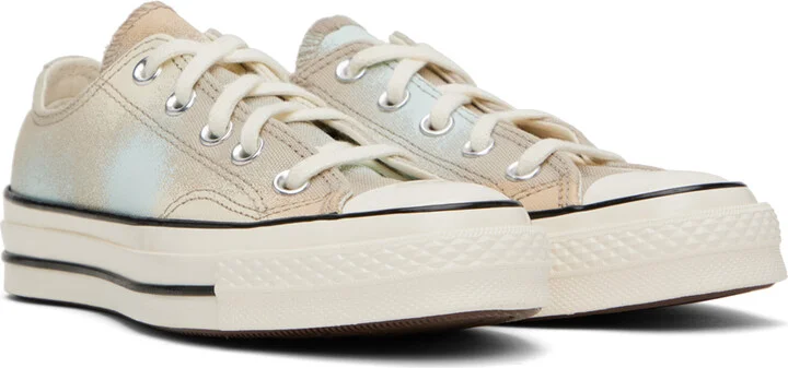 Converse Beige Chuck 70 Sneakers - Image 4