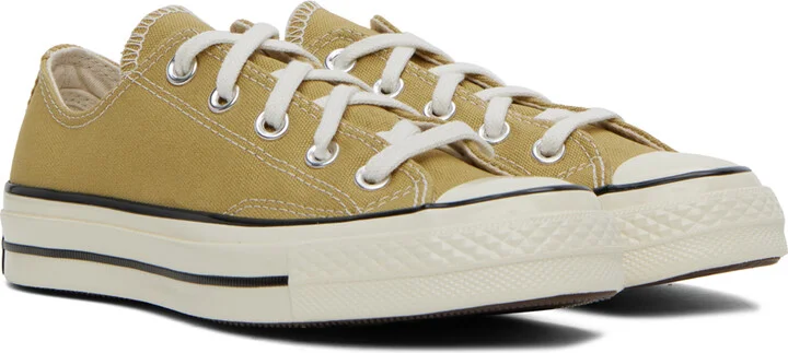 Converse Beige Chuck 70 Vintage Sneakers - Image 4