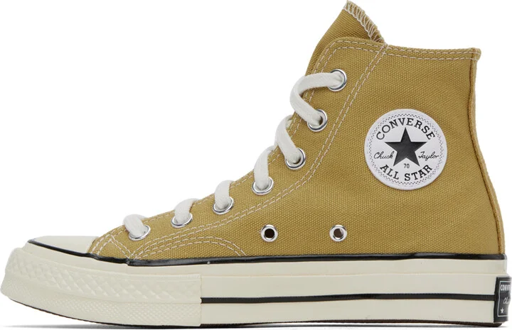 Converse Beige Chuck 70 Vintage Sneakers - Image 3