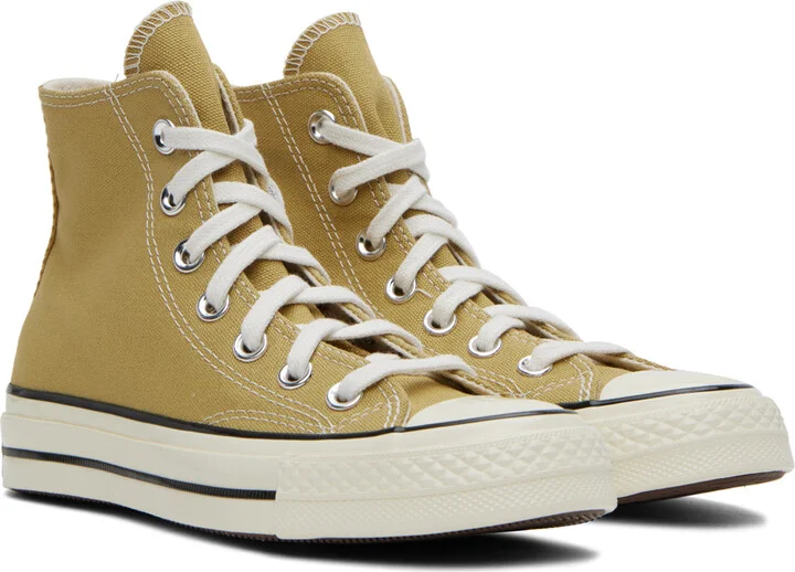 Converse Beige Chuck 70 Vintage Sneakers - Image 4
