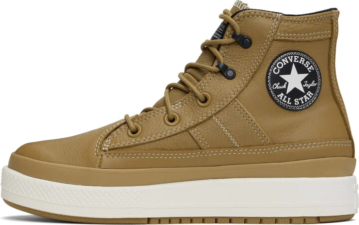 Converse Beige Chuck Taylor All Star Equip Waterproof Sneakers - Image 3