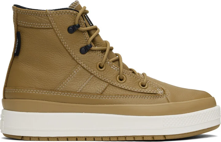 Converse Beige Chuck Taylor All Star Equip Waterproof Sneakers