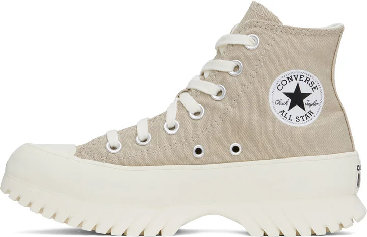 Converse Beige Chuck Taylor All Star Lugged 2.0 Seasonal Color Sneakers - Image 3