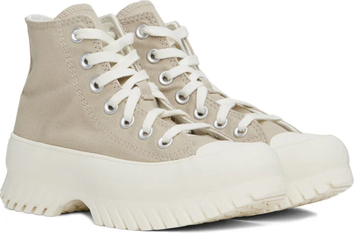 Converse Beige Chuck Taylor All Star Lugged 2.0 Seasonal Color Sneakers - Image 4