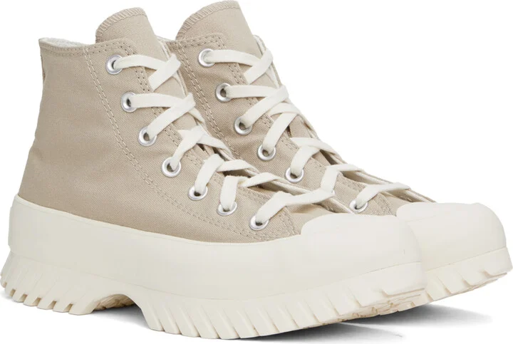 Converse Beige Chuck Taylor All Star Lugged 2.0 Seasonal Color Sneakers - Image 4