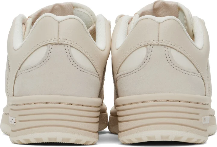 Converse Beige & Off-White Weapon Low Top Sneakers - Image 2