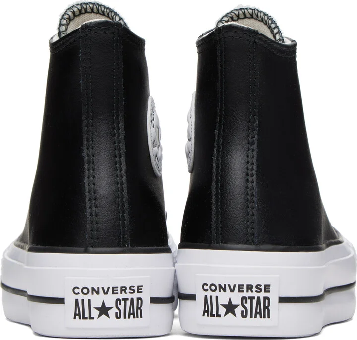 Converse Black All Star Lift Sneakers - Image 2