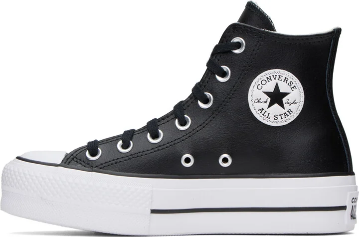 Converse Black All Star Lift Sneakers - Image 3