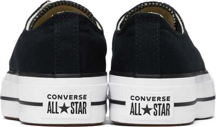Converse Black All Star Lift Sneakers - Image 2
