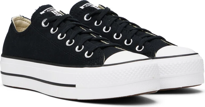 Converse Black All Star Lift Sneakers - Image 4
