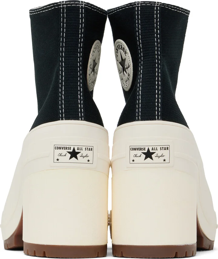 Converse Black Chuck 70 De Luxe Heel High Top Sneakers - Image 2