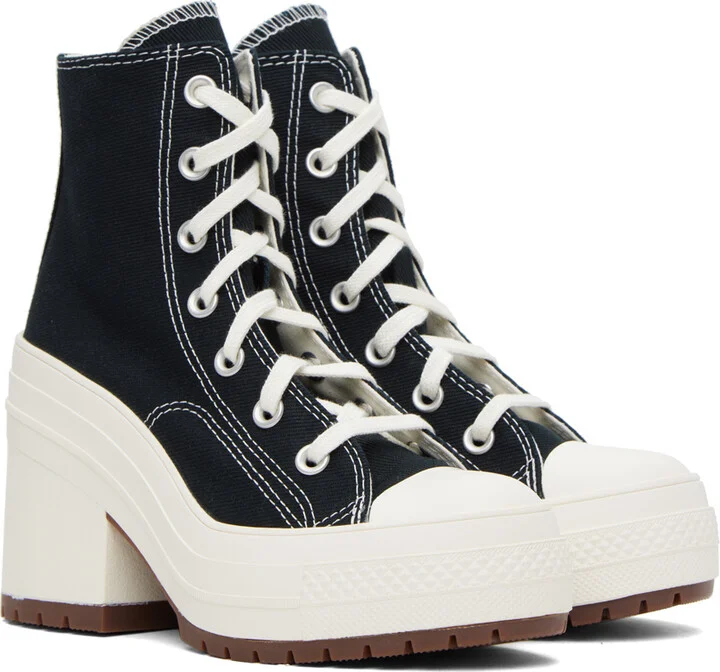 Converse Black Chuck 70 De Luxe Heels - Image 4