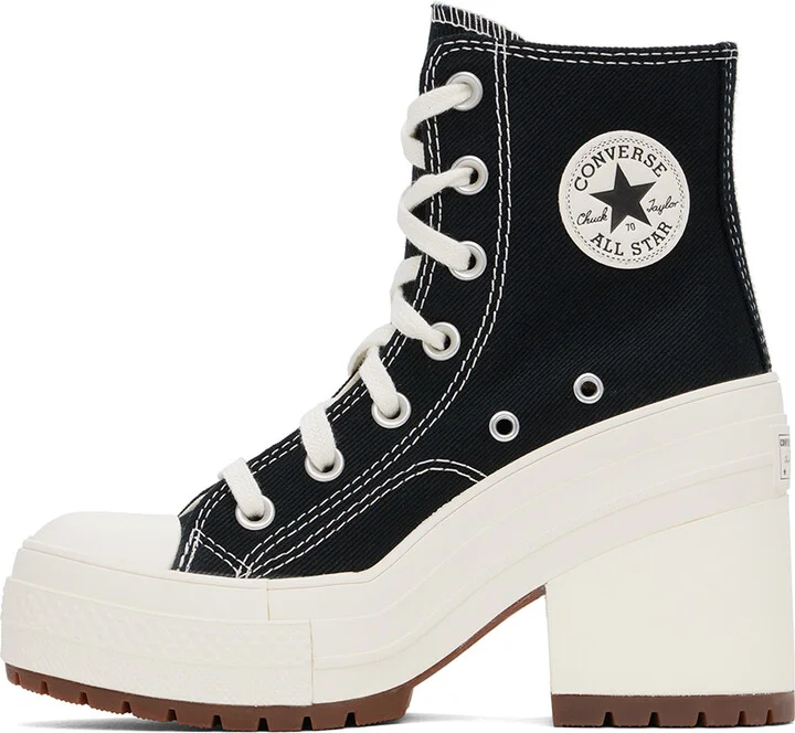 Converse Black Chuck 70 De Luxe Heels - Image 3