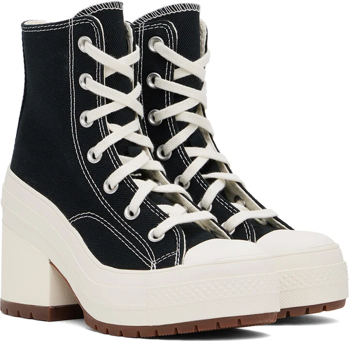 Converse Black Chuck 70 De Luxe Heels - Image 4