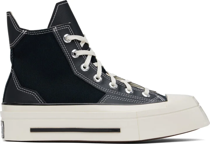 Converse Black Chuck 70 De Luxe Squared High Top Sneakers