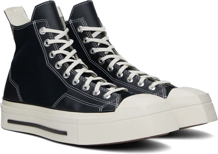 Converse Black Chuck 70 De Luxe Squared Sneakers - Image 4