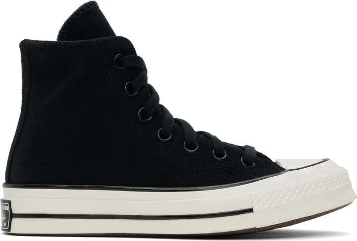 Converse Black Chuck 70 Heritage Color Suede Sneakers