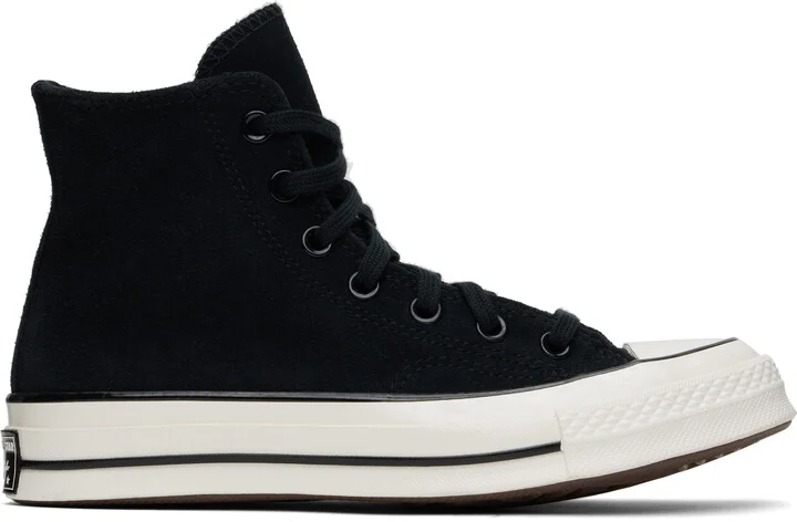 Converse Black Chuck 70 Heritage Suede Sneakers