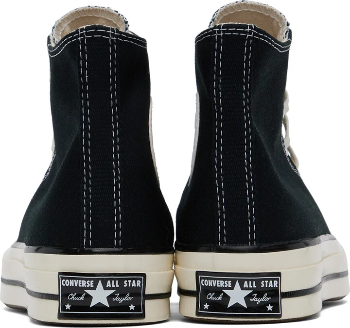 Converse Black Chuck 70 High Top Sneakers - Image 2