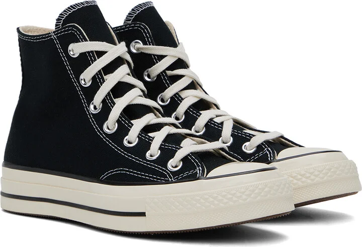 Converse Black Chuck 70 High Top Sneakers - Image 4