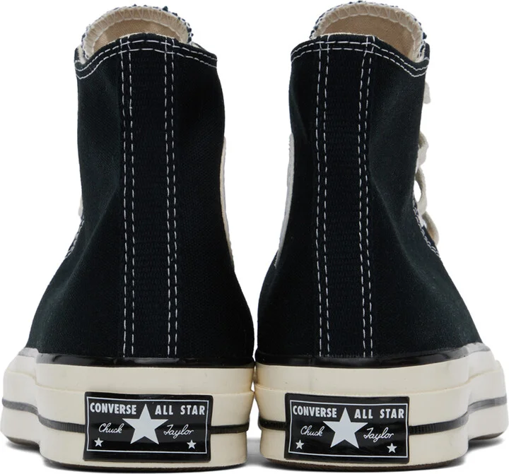 Converse Black Chuck 70 High Top Sneakers - Image 2