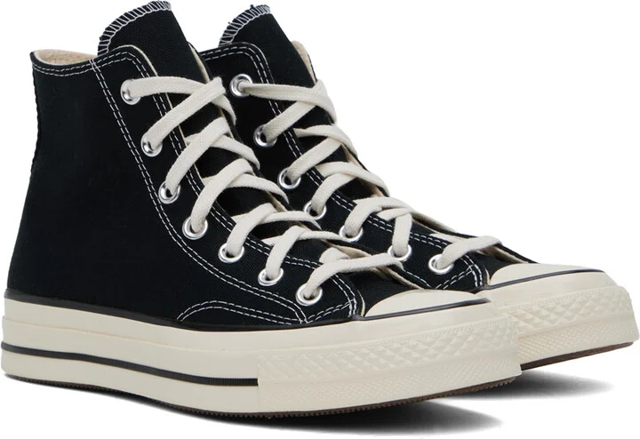 Converse Black Chuck 70 High Top Sneakers - Image 4