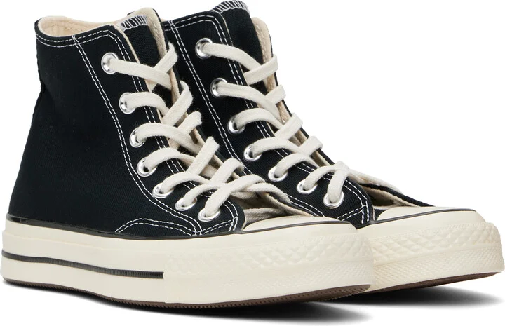 Converse Black Chuck 70 High Top Sneakers - Image 4