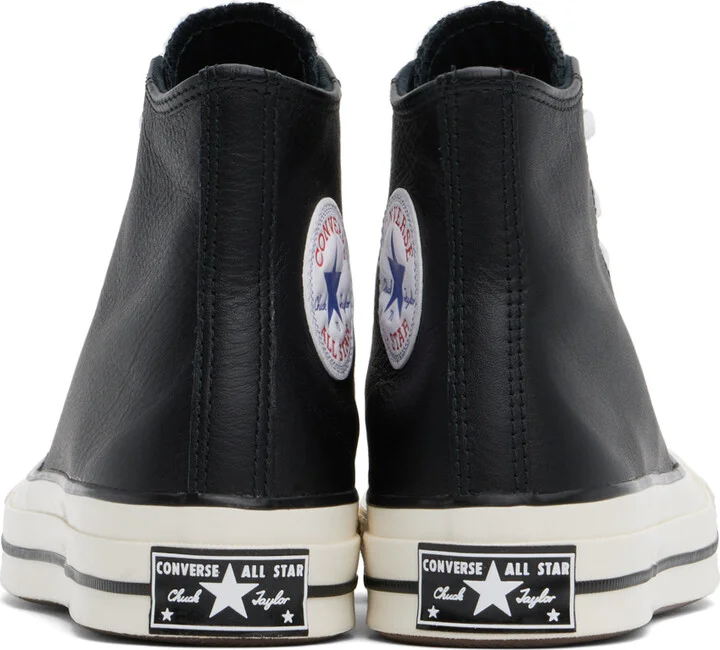 Converse Black Chuck 70 Leather Sneakers - Image 2