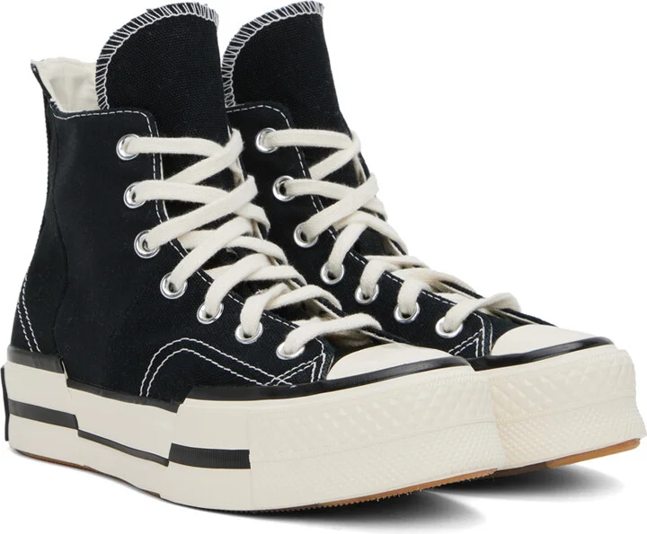 Converse Black Chuck 70 Plus Sneakers - Image 4