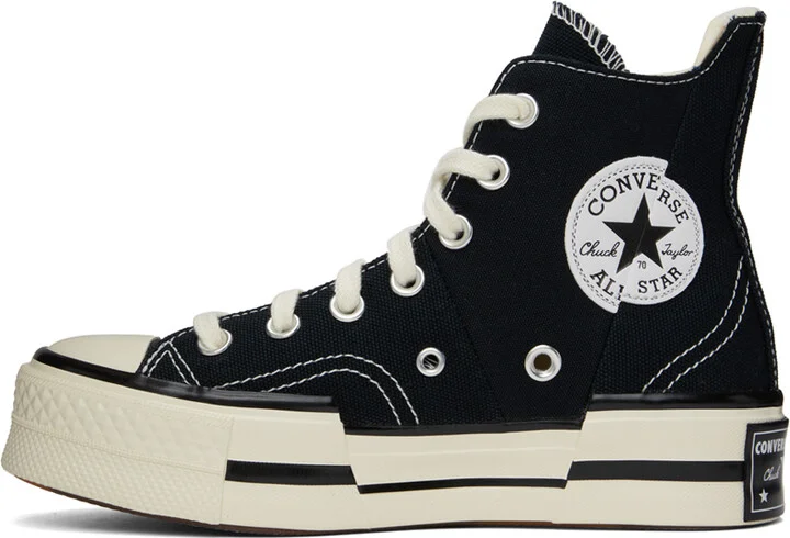 Converse Black Chuck 70 Plus Sneakers - Image 3