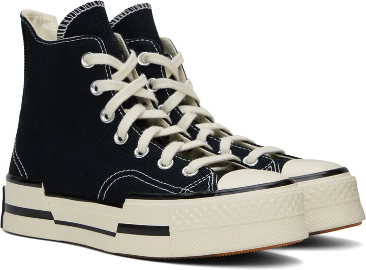 Converse Black Chuck 70 Plus Sneakers - Image 4