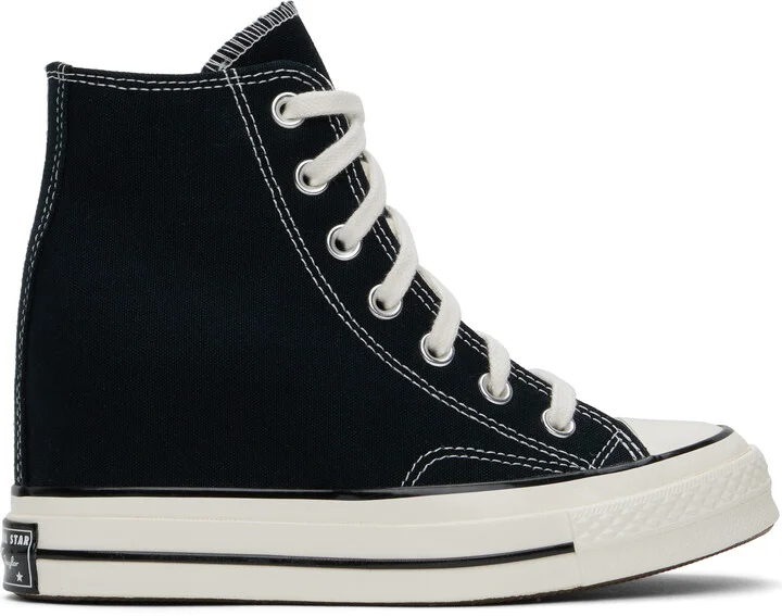 Converse Black Chuck 70 Wedge High Top Sneakers