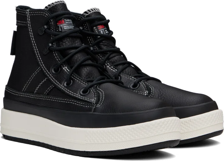Converse Black Chuck Taylor All Star Equip Waterproof Sneakers - Image 4