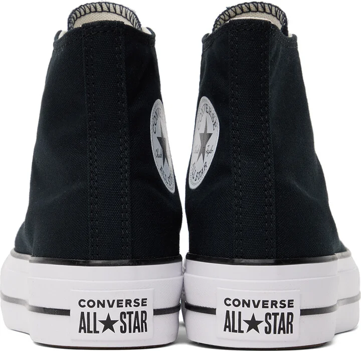 Converse Black Chuck Taylor All Star Lift High Top Sneakers - Image 2