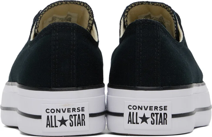 Converse Black Chuck Taylor All Star Lift Low Top Sneakers - Image 2