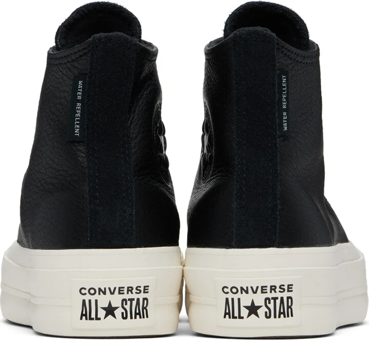 Converse Black Chuck Taylor All Star Lift Platform Sneakers - Image 2
