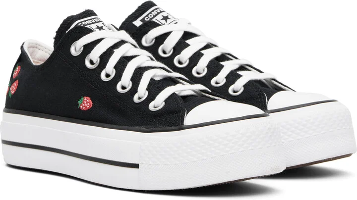 Converse Black Chuck Taylor All Star Lift Sneakers - Image 4