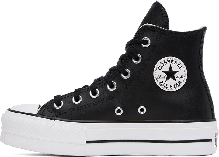 Converse Black Chuck Taylor All Star Lift Sneakers - Image 3