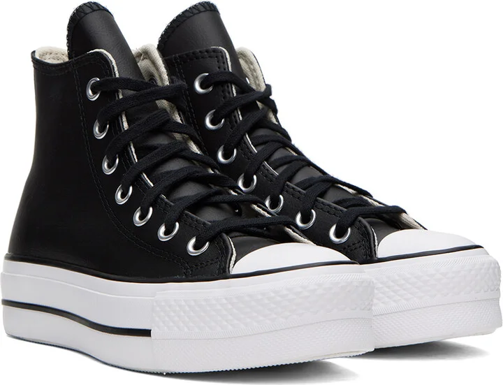 Converse Black Chuck Taylor All Star Lift Sneakers - Image 4