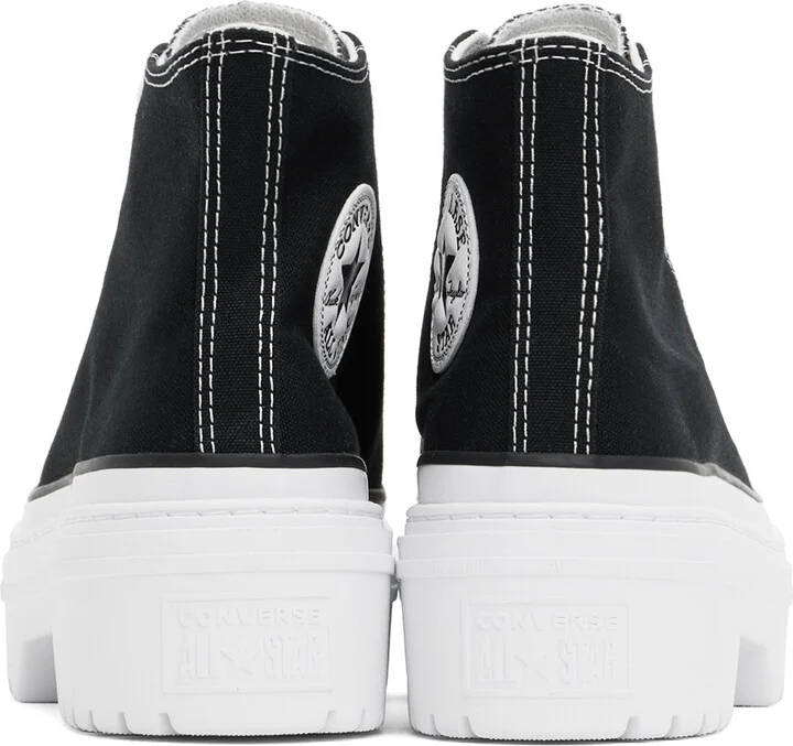 Converse Black Chuck Taylor All Star Lugged Platform Sneakers - Image 2