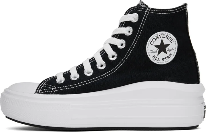 Converse Black Chuck Taylor All Star Move High Top Sneakers - Image 3