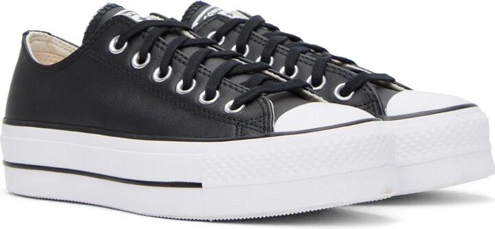 Converse Black Chuck Taylor All Star Platform Sneakers - Image 4