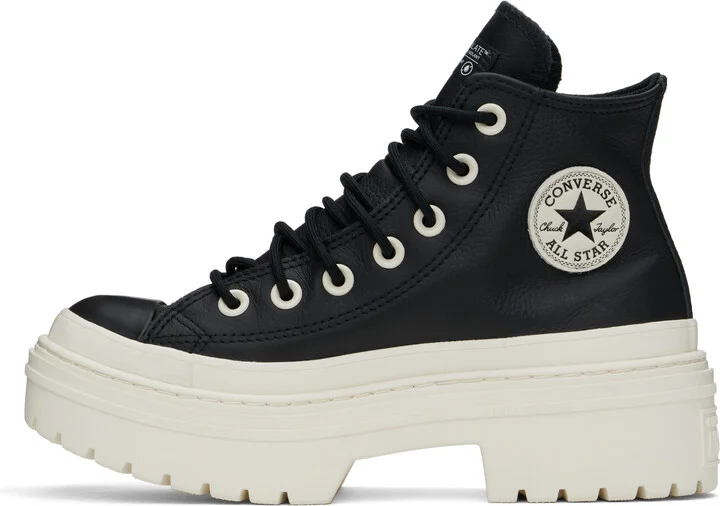 Converse Black Chuck Taylor All Star Platform Waterproof Sneakers - Image 3