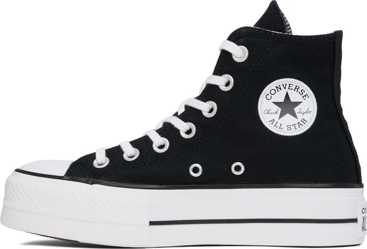 Converse Black Chuck Taylor Platform Sneakers - Image 3