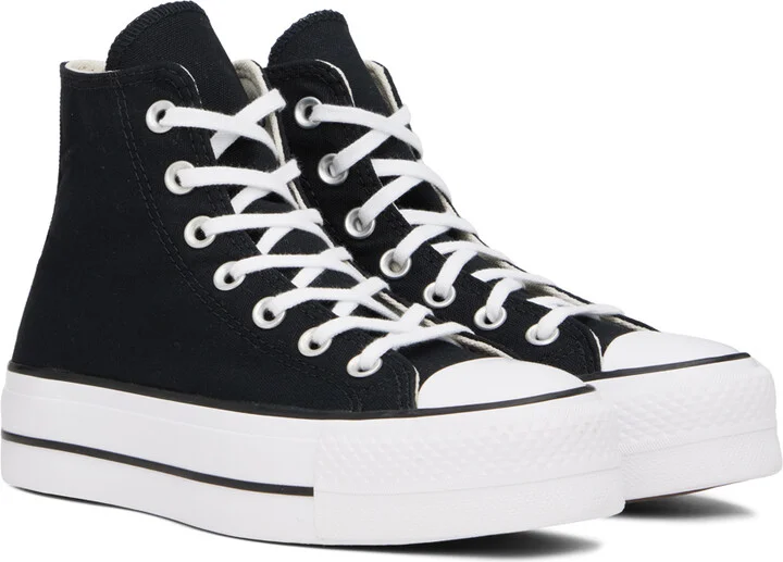 Converse Black Chuck Taylor Platform Sneakers - Image 4