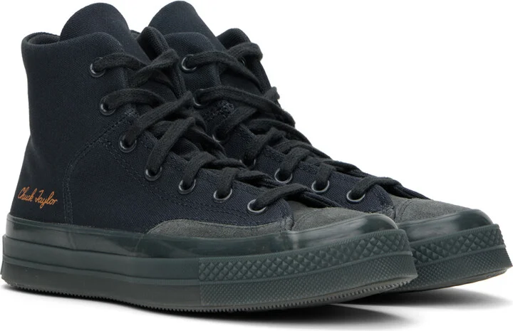 Converse Black & Gray Chuck 70 Marquis Hi Sneakers - Image 4