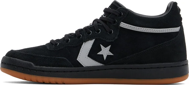 Converse Black & Gray CONS Fastbreak Pro Mid Top Sneakers - Image 3