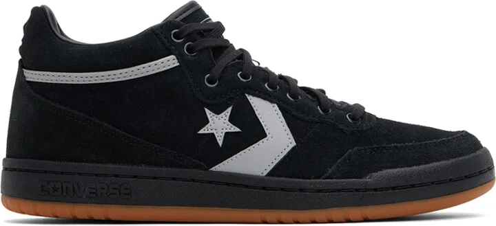 Converse Black & Gray CONS Fastbreak Pro Mid Top Sneakers