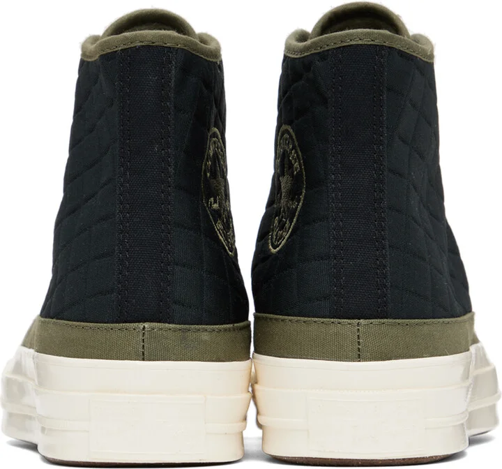 Converse Black & Green Chuck 70 Sneakers - Image 2