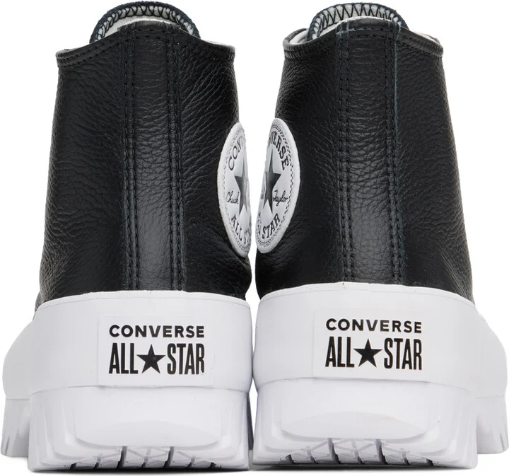 Converse Black Leather Chuck Taylor All Star Lugged 2.0 Sneakers - Image 2